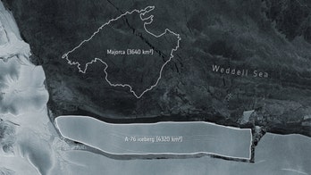 World’s largest iceberg breaks off Antarctic shelf