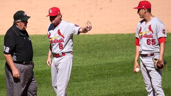 Cardinals' Mike Shildt angry over umpire making pitcher remove hat: 'Wrong arena to expose it'