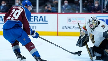 Avalanche blaze past Knights 7-1 in penalty-filled Game 1