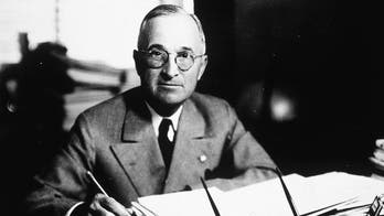 On this day in history, May 8, 1945, President Truman announces 'flags of freedom fly all over Europe'