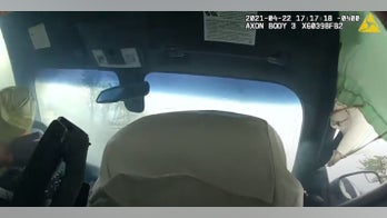 Washington DC police release footage of alleged drag race crash involving two police cruisers