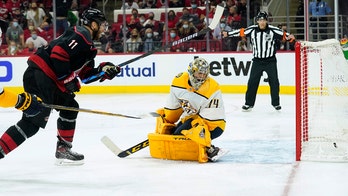 Staal scores in OT, lifts Hurricanes past Predators 3-2