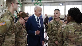 Biden visits troops to offer Memorial Day thanks: 'You are the spine of America'