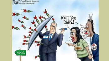 Political cartoon of the day: Damned if he does