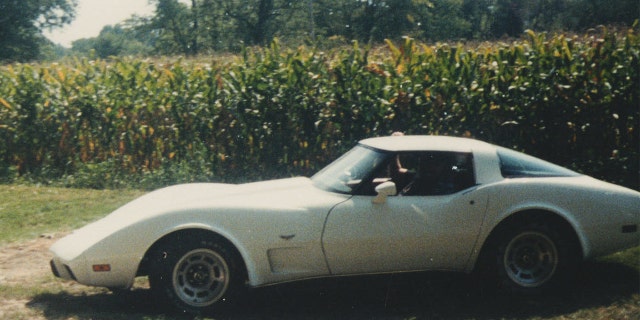 Lori Arnold’s Corvette in 1987.