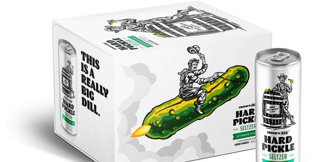 Brümate and Crook &amp; Marker have partnered to release a pickle-flavored hard seltzer called Afternoon Dillight this summer.