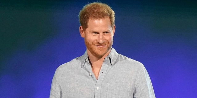 Prince Harry showed his support for an amputee former Royal Marine, who was unable to complete a triathlon challenge due to ‘excruciating pain.’