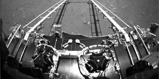 China Zhurong Mars Rover’s First Photos From Red Planet Surface ...