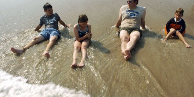 Ocracoke Lifeguarded Beach is located in Ocracoke Island, N.C. (Chris Curry/The Virginian-Pilot via AP)