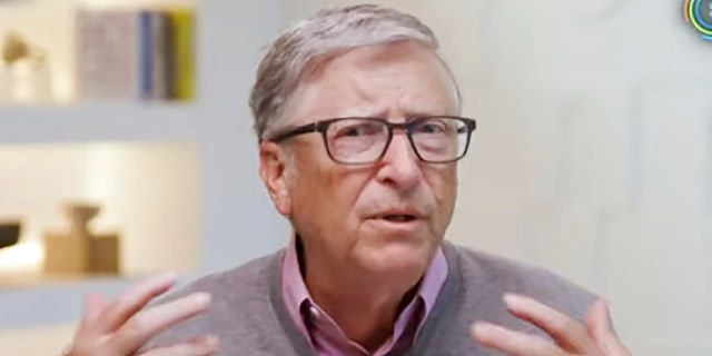 Bill Gates speaks during the White House's virtual Climate Leaders Summit on April 23, 2021.