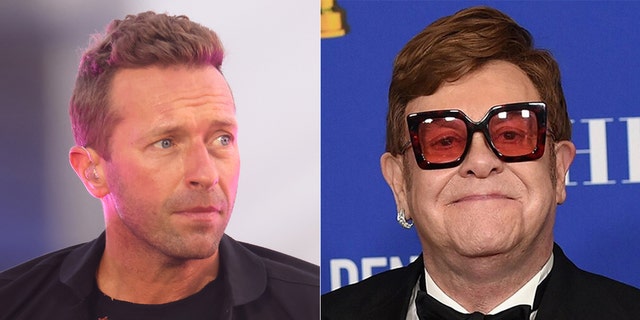 Coldplay's Chris Martin joked that he didn't know anything about Elton John before presenting him with the Icon Award at the 2021 iHeartRadio Music Awards in Los Angeles, Calif.