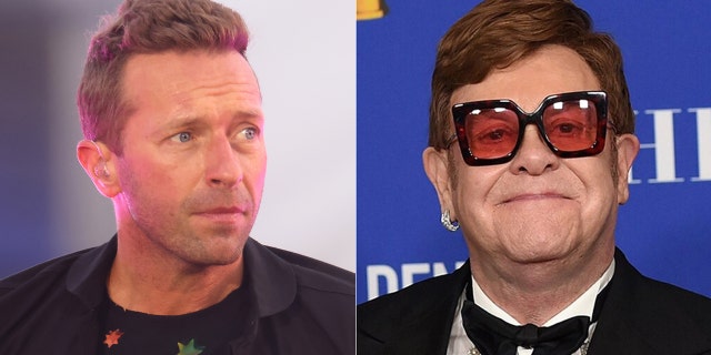 Coldplay's Chris Martin joked that he didn't know anything about Elton John before presenting him with the Icon Award at the 2021 iHeartRadio Music Awards in Los Angeles, 칼리프.