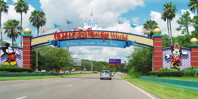 Entrance of Walt Disney World in Orlando, Florida