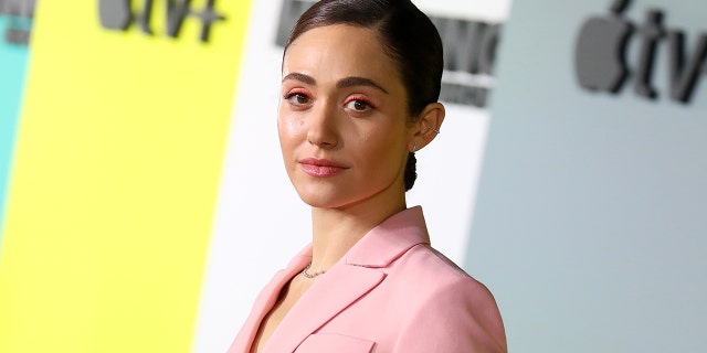 Emmy Rossum announced that she secretly welcomed a baby girl on May 24. (Getty Images)