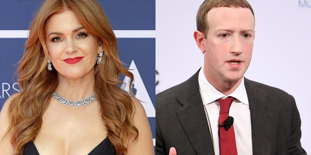 Isla Fisher slammed Facebook CEO Mark Zuckerberg for hosting conspiracy theories on the platform.