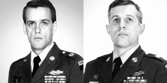 Army Master Sgt. Gary Gordon, left, and Sgt. 1st Class Randall Shughart. (U.S. Department of Defense)