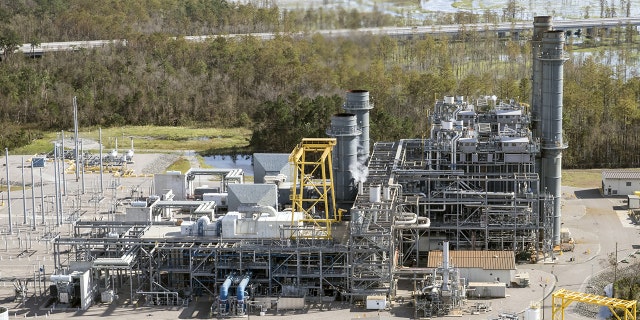 The Duke Energy Corp. Sutton Plant is seen in this aerial photograph taken after Hurricane Florence hit in Wilmington, North Carolina, U.S., on Monday, Sept. 17, 2018.