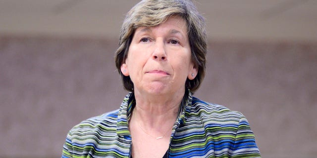 Randi Weingarten, president of the American Federation of Teachers during a town hall with 2020 presidential candidate Sen. Elizabeth Warren (D-MA) and members of the American Federation of Federation of Teachers, in Philadelphia, PA, on May 13, 2019.  (Photo by Bastiaan Slabbers/NurPhoto via Getty Images)