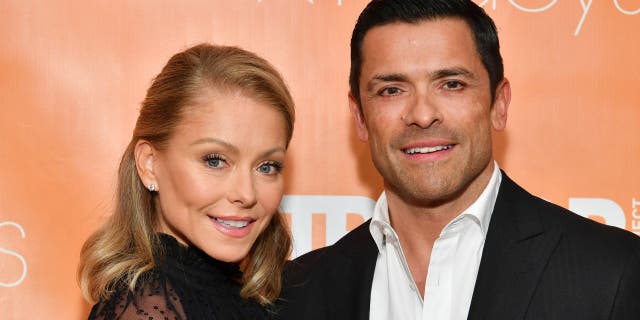 ​​​Kelly Ripa (left) and Mark Consuelos (right) celebrated their 25th anniversary on Saturday, May 1, 2021. (Dia Dipasupil/Getty Images)