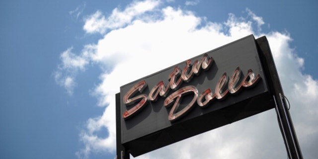 General view of Satin Dolls, the location used for Bada Bing in the filming of "The Sopranos," June 20, 2013 in Lodi, New Jersey.