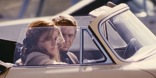 British actress Jacqueline Bisset said she was nervous about driving American star Steve McQueen.