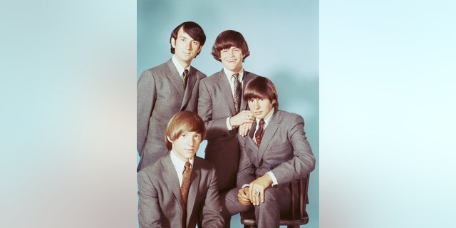 Popular TV actors and pop singers The Monkees, circa 1965. Clockwise from top left: Michael Nesmith, Micky Dolenz, Davy Jones and Peter Tork.