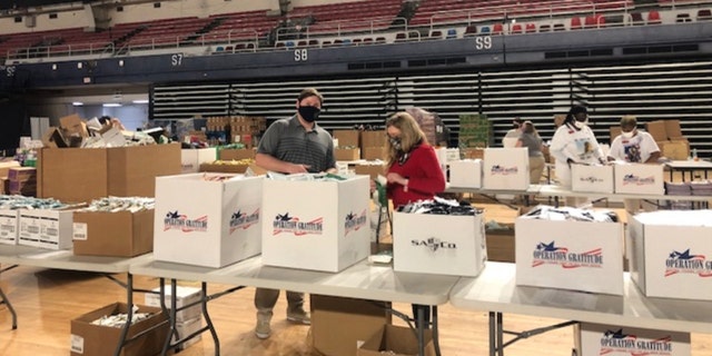 Military Appreciation Month Care Package Assembly event by Operation Gratitude (Credit: Operation Gratitude)