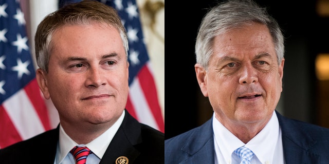 Rep. James Comer, R-Ky., left, and Rep. Ralph Norman, RS.C.