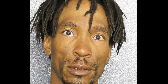 Jeffrey Carl Fleming is accused of yelling anti-Semitic remarks at a rabbi and dumping a bag of human feces in front of a South Florida synagogue. (AP/Broward County Sheriff's Office)