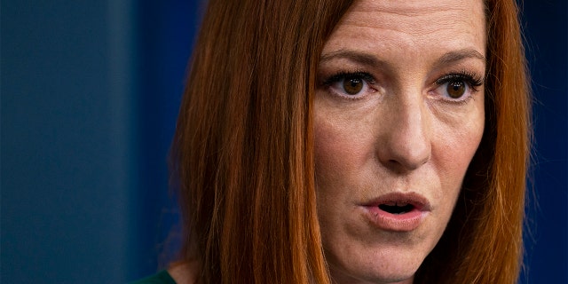 White House press secretary Jen Psaki speaks during a press briefing at the White House, Tuesday, April 27, 2021, in Washington. (AP Photo/Evan Vucci)