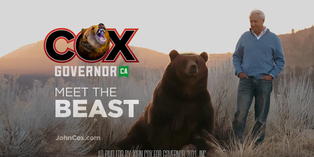 Republican John Cox launches the first major ad blitz of any candidate in the California recall campaign against Democratic Gov. Gavin Newsom, on May 4, 2021