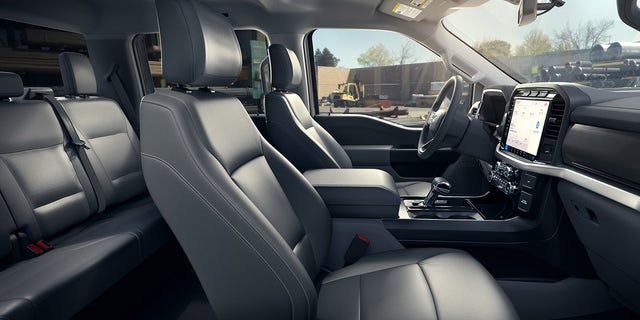 The F-150 Lightning Pro has vinyl seats.