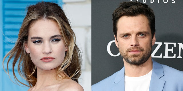 Lily James and Sebastian Stan will play Pamela Anderson and Tommy Lee, respectively, in Hulu's 'Pam &amp; Tommy.'