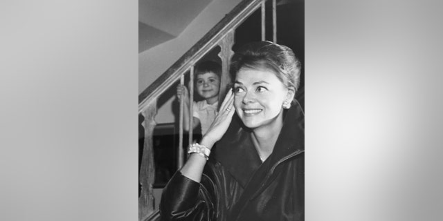 June Lockhart and her daughter.