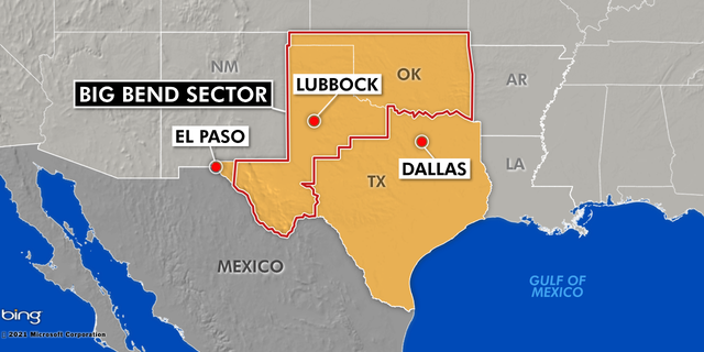 The Big Bend Sector is one of the biggest, covering 165,154 square miles in 77 Texas counties and the entire state of Oklahoma. The sector is responsible for patrolling 517 miles of river along the Rio Grande which is the international boundary between the U.S. and Mexico.