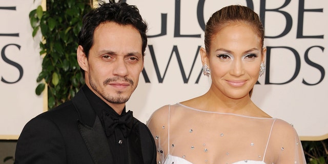 Former spouses Marc Anthony and Jennifer Lopez were seen spending time together.  (Photo by Jason Merritt/Getty Images)