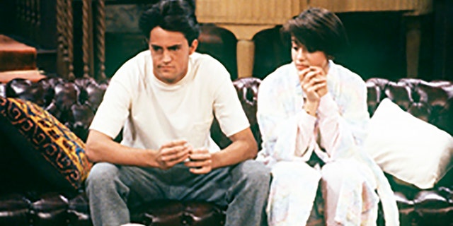 Matthew Perry and Alyssa Milano in a 1990 episode of ‘Who’s the Boss?' (Photo by Bob D'Amico/Walt Disney Television via Getty Images)