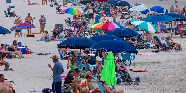 People visit North Myrtle Beach, S.C. on Memorial Day