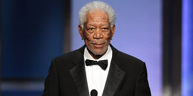 Morgan Freeman habló sobre el Mes de la Historia Negra en 2005.