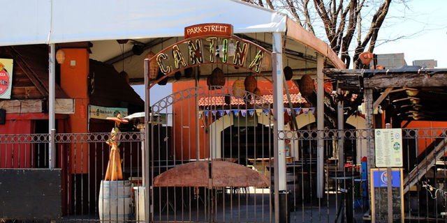 An exterior view of Park Street Cantina, located in Columbus, Ohio.