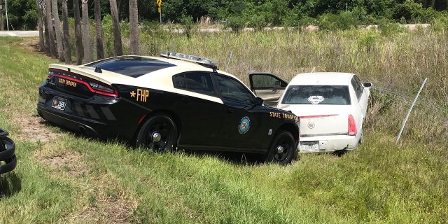 Troopers used a PIT maneuver to disable the vehicle.