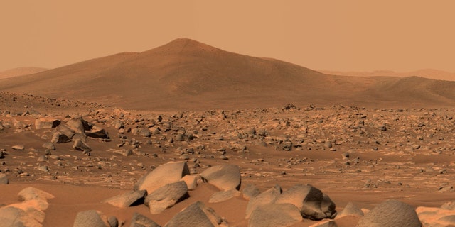 NASA’s Perseverance Mars rover used its dual-camera Mastcam-Z imager to capture this image of 