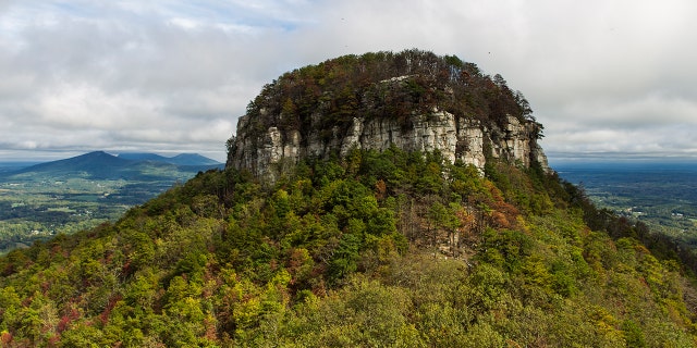 Pilot Mountain, N.C., is named after the iconic mountain nearby. (iStock)