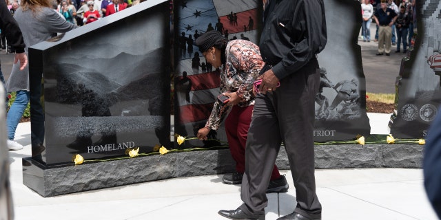 NC town unveils Gold Star Memorial for families who have lost loved ones 3 The Hershel Woody Williams Medal of Honor Foundation Gold Star Families Memorial in Elkin, North Carolina (Credit; Robert Luffman)