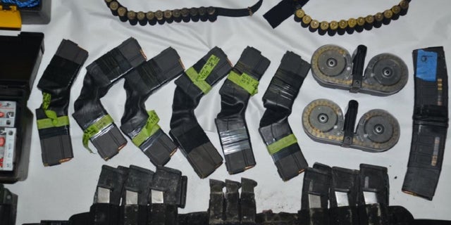 Santa Clara authorities released images of weapons found in Samuel Cassidy's home. 