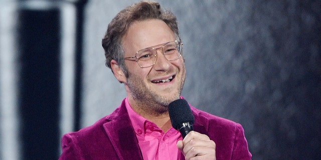 GLI ANGELI, CALIFORNIA - MAGGIO 16: Seth Rogen speaks onstage during the 2021 Film di MTV &amp;amp; TV Awards at the Hollywood Palladium on May 16, 2021 a Los Angeles, California. (Photo by Kevin Mazur/2021 MTV Movie and TV Awards/Getty Images for MTV/ViacomCBS)