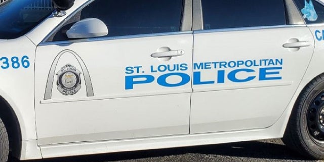 A St. Louis Police vehicle 