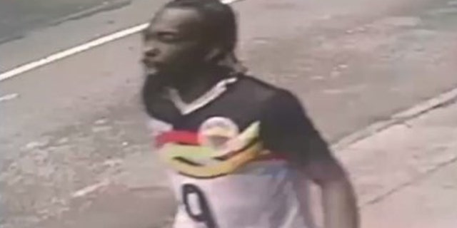 The New York Police Department released this photo of a person of interest in May 8 shooting in Times Square.