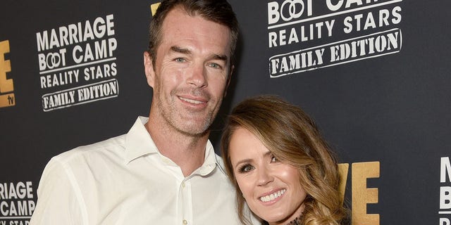 Ryan Sutter works as a firefighter near Vail. Colo. (Photo by Presley Ann/Getty Images for WE tv )