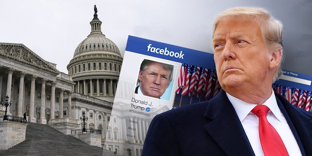 Former President Donald Trump may have his Facebook and Instagram accounts reinstated this month.  (Al Drago/Bloomberg via Getty Images)
